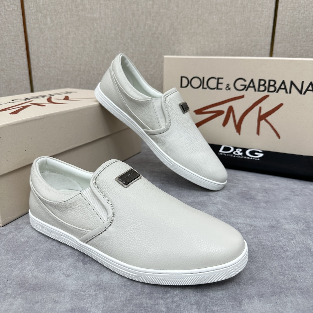 💋💍DG 家新品  牛皮套脚乐福鞋   官方  6200，全新 New Florio 系列软质休闲乐福鞋