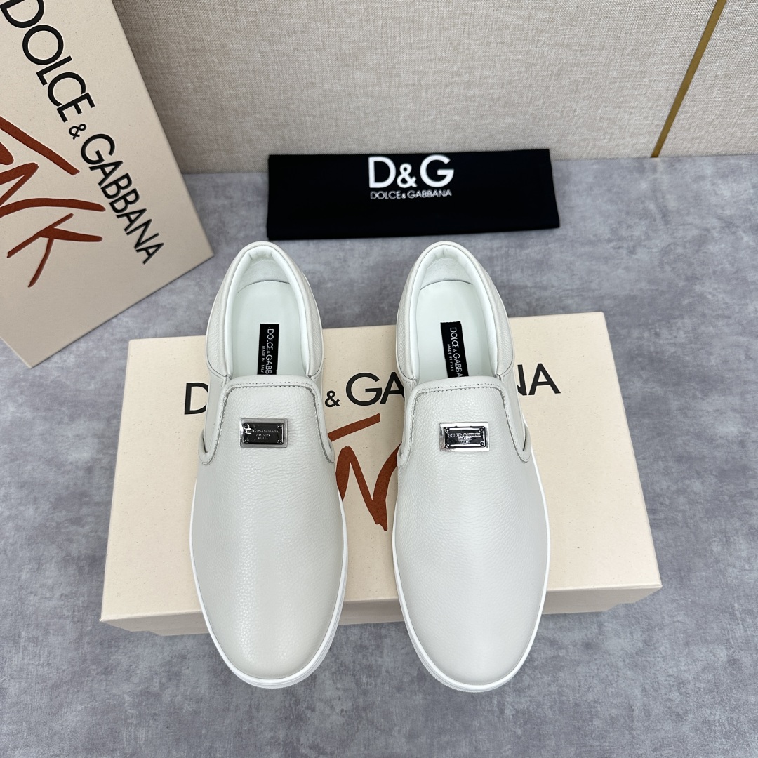 💋💍DG 家新品  牛皮套脚乐福鞋   官方  6200，全新 New Florio 系列软质休闲乐福鞋