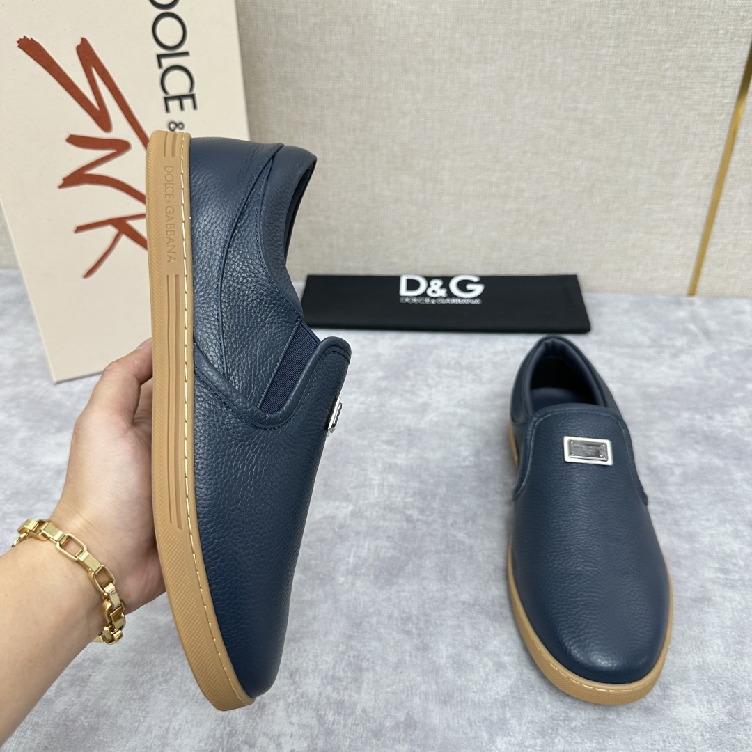 💋💍DG 家新品  牛皮套脚乐福鞋   官方  6200，全新 New Florio 系列软质休闲乐福鞋