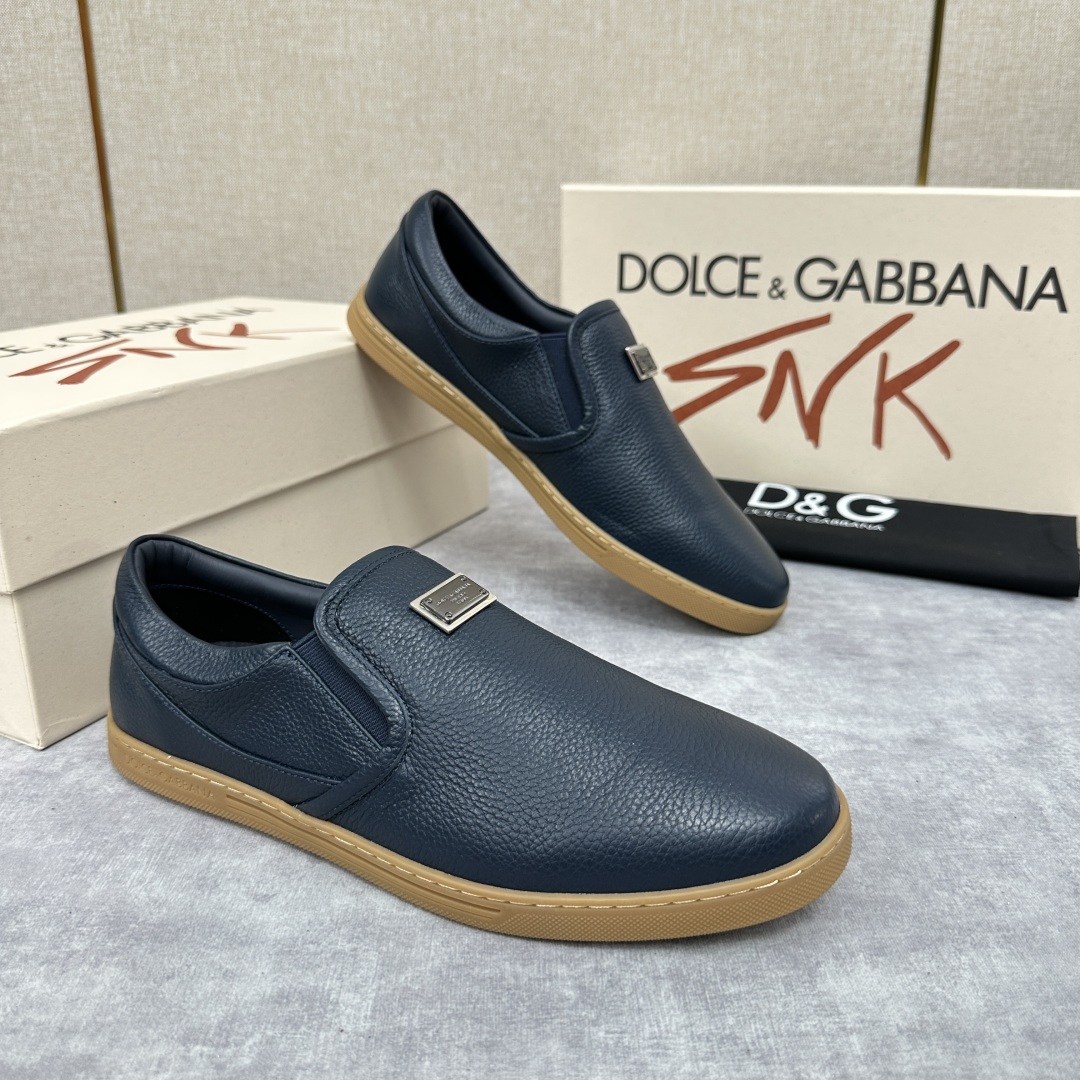 💋💍DG 家新品  牛皮套脚乐福鞋   官方  6200，全新 New Florio 系列软质休闲乐福鞋