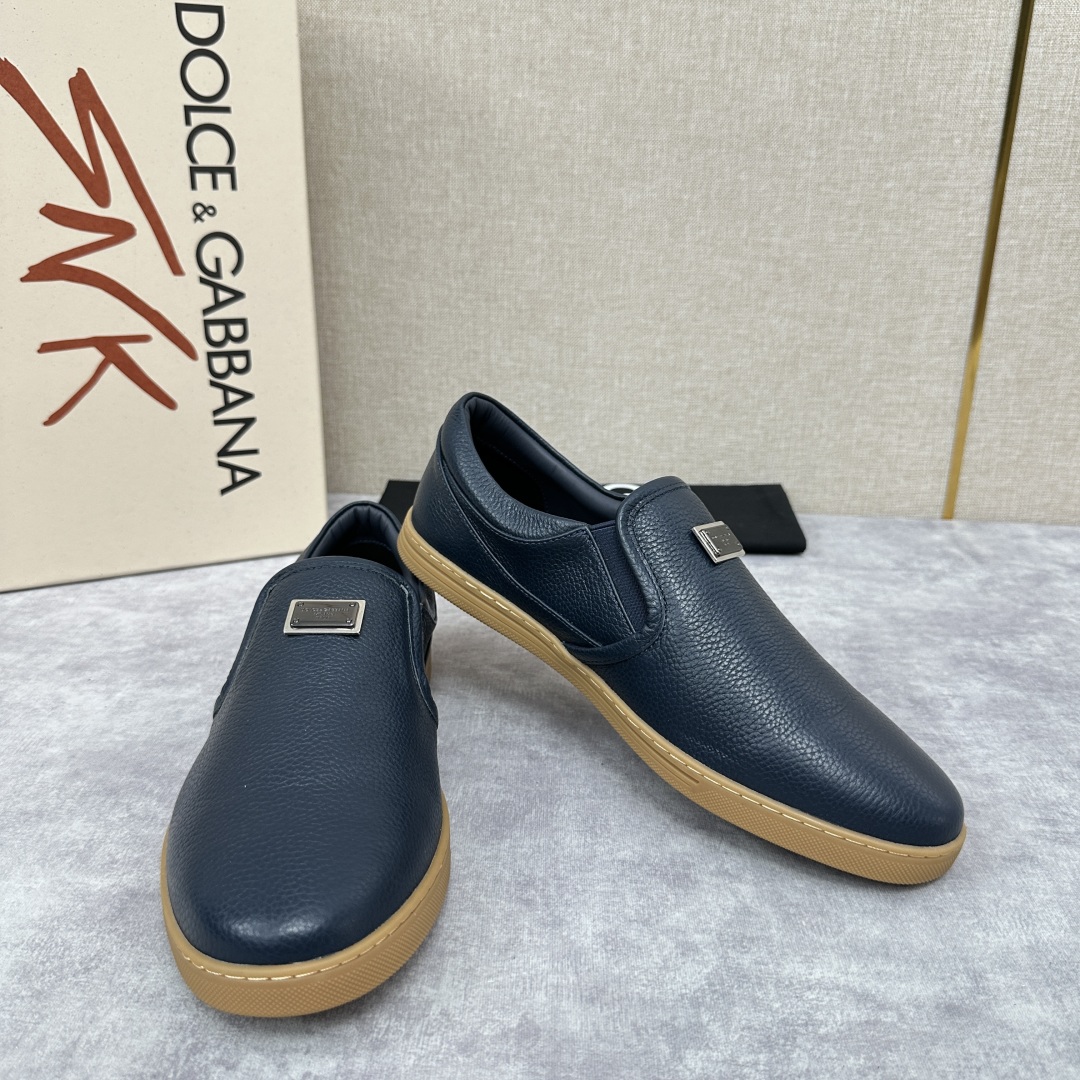 💋💍DG 家新品  牛皮套脚乐福鞋   官方  6200，全新 New Florio 系列软质休闲乐福鞋