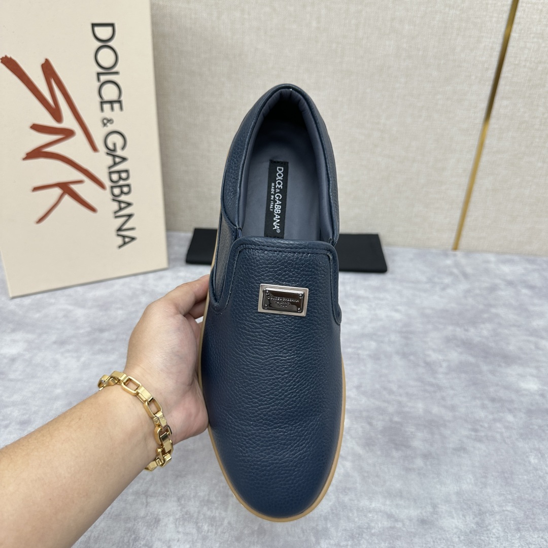 💋💍DG 家新品  牛皮套脚乐福鞋   官方  6200，全新 New Florio 系列软质休闲乐福鞋