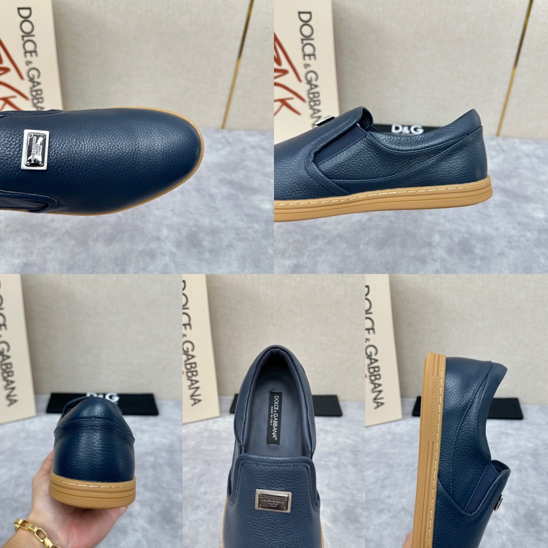 💋💍DG 家新品  牛皮套脚乐福鞋   官方  6200，全新 New Florio 系列软质休闲乐福鞋