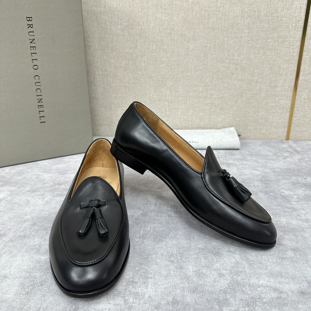 💋💍BC家 新品上架 Brunello Cucinell* 流苏乐福鞋皮鞋 官方 9,500