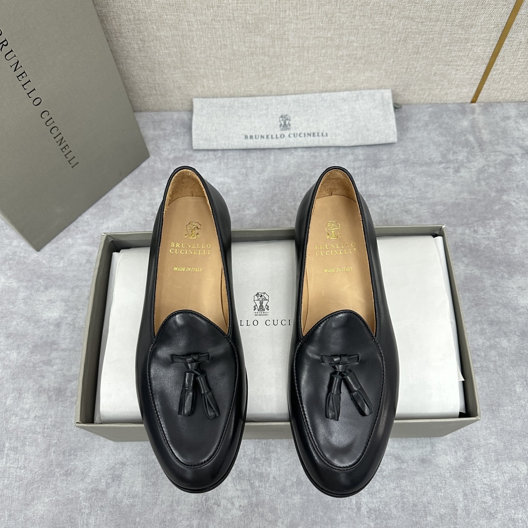 💋💍BC家 新品上架 Brunello Cucinell* 流苏乐福鞋皮鞋 官方 9,500