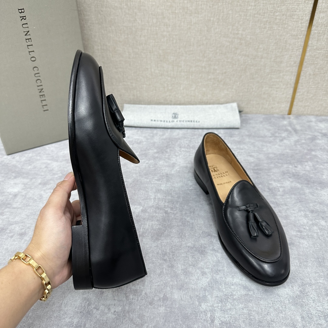 💋💍BC家 新品上架 Brunello Cucinell* 流苏乐福鞋皮鞋 官方 9,500