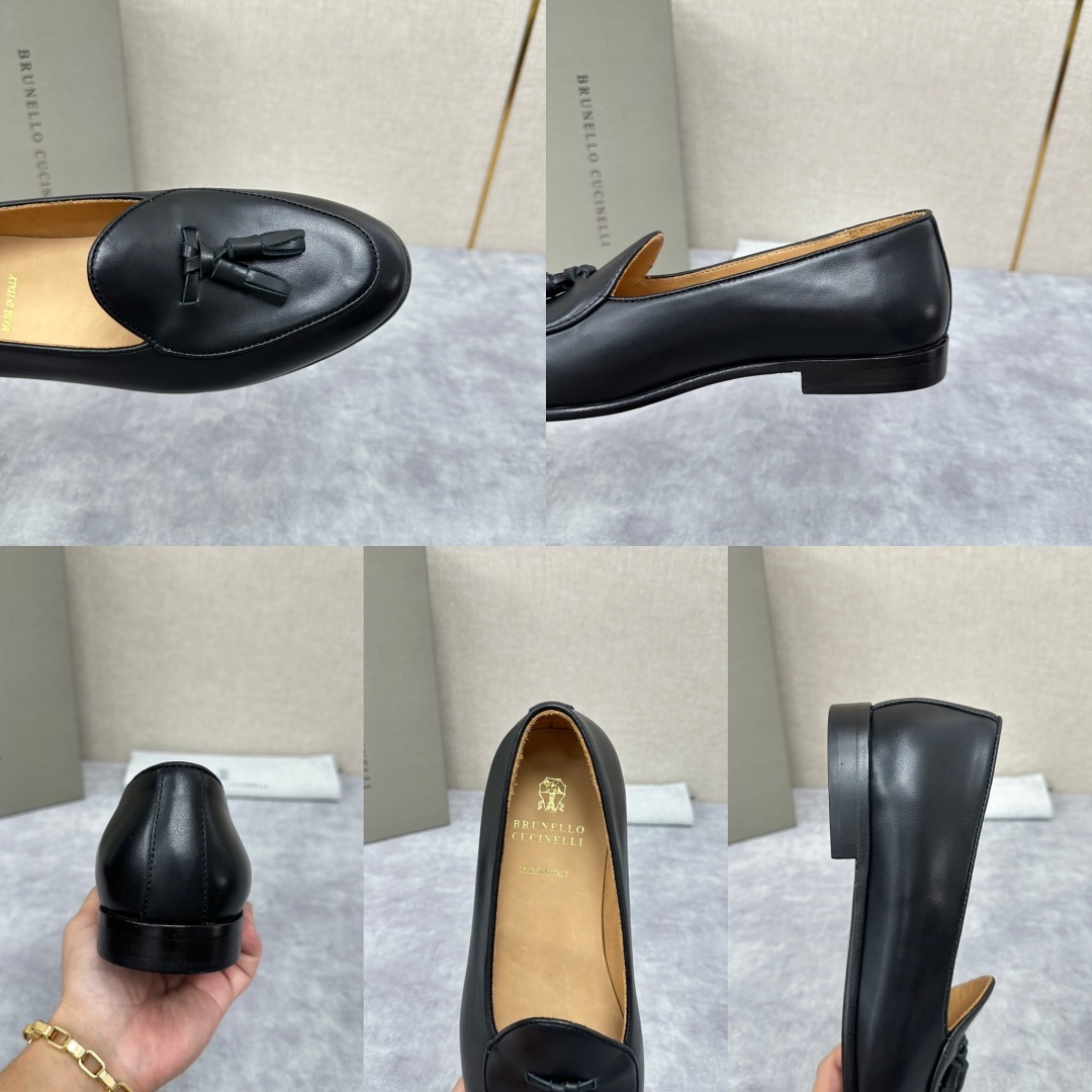 💋💍BC家 新品上架 Brunello Cucinell* 流苏乐福鞋皮鞋 官方 9,500