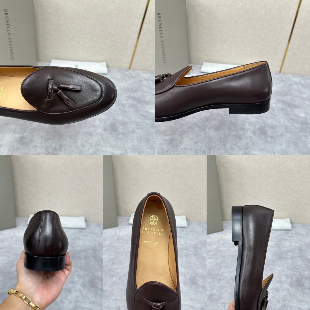 💋💍BC家 新品上架 Brunello Cucinell* 流苏乐福鞋皮鞋 官方 9,500