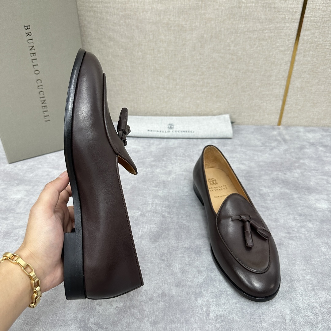 💋💍BC家 新品上架 Brunello Cucinell* 流苏乐福鞋皮鞋 官方 9,500