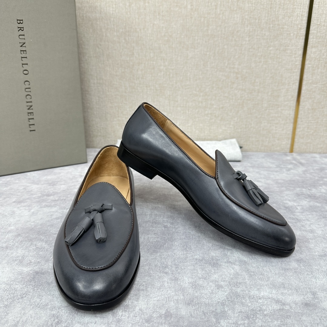 💋💍BC家 新品上架 Brunello Cucinell* 流苏乐福鞋皮鞋 官方 9,500