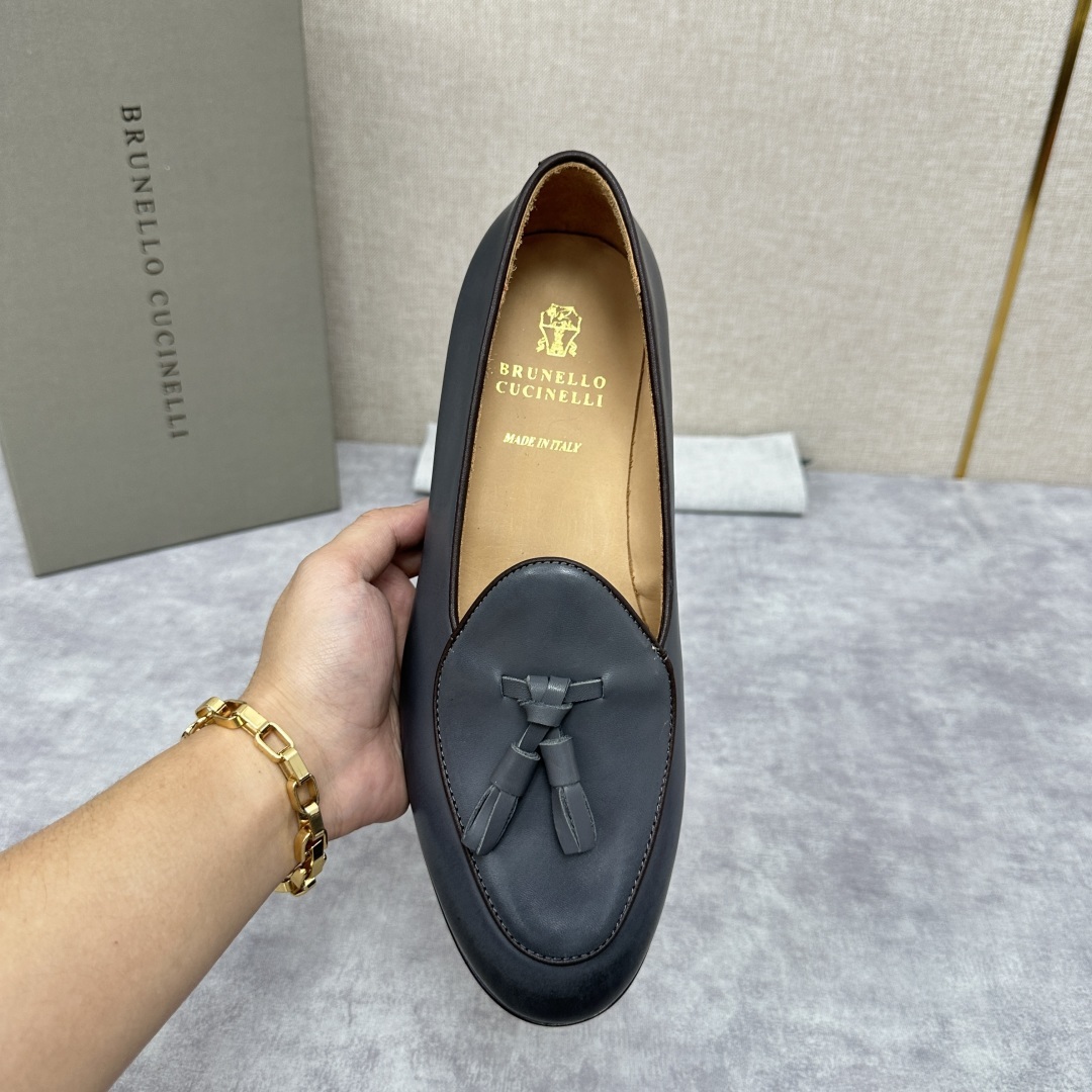 💋💍BC家 新品上架 Brunello Cucinell* 流苏乐福鞋皮鞋 官方 9,500