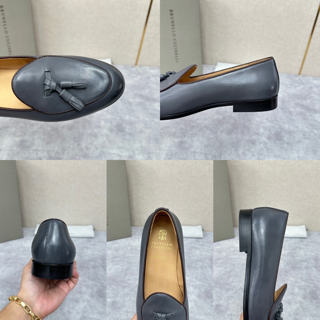 💋💍BC家 新品上架 Brunello Cucinell* 流苏乐福鞋皮鞋 官方 9,500