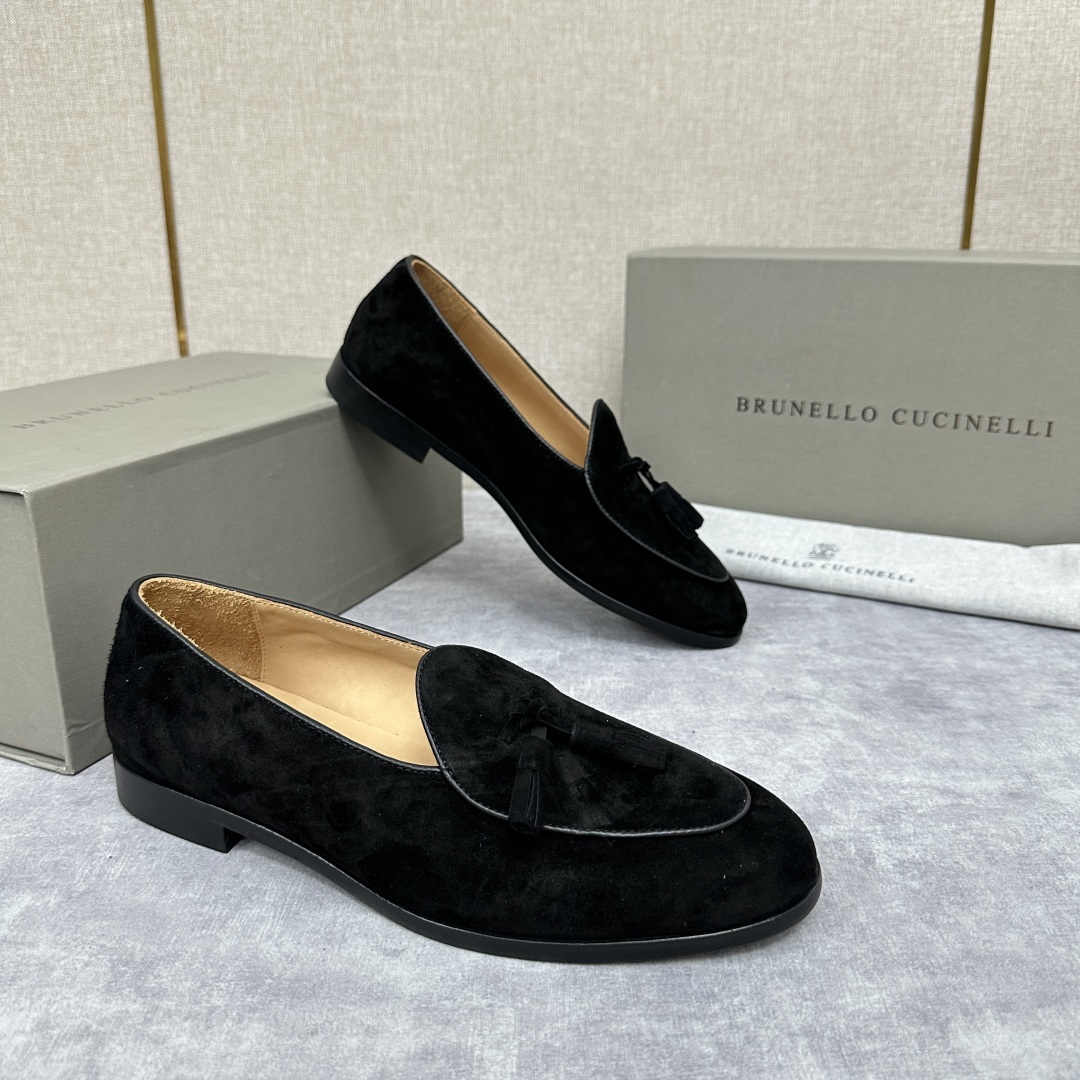 💋💍BC家 新品上架 Brunello Cucinell* 流苏乐福鞋皮鞋 官方 9,500