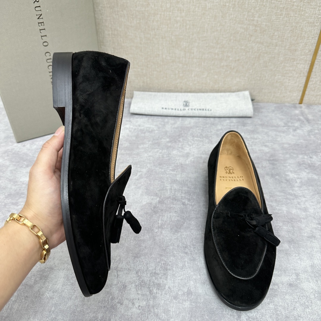 💋💍BC家 新品上架 Brunello Cucinell* 流苏乐福鞋皮鞋 官方 9,500