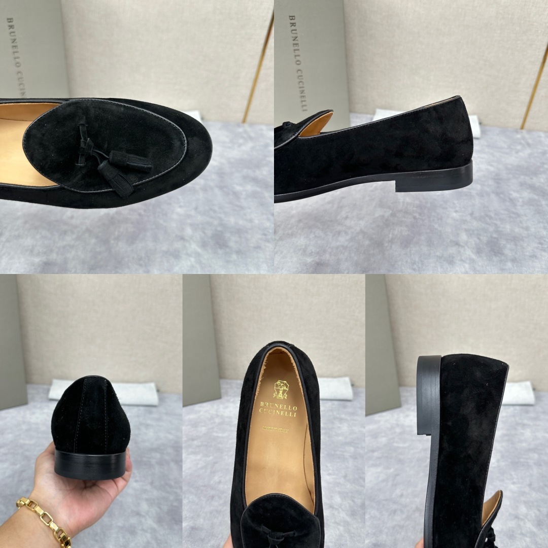 💋💍BC家 新品上架 Brunello Cucinell* 流苏乐福鞋皮鞋 官方 9,500