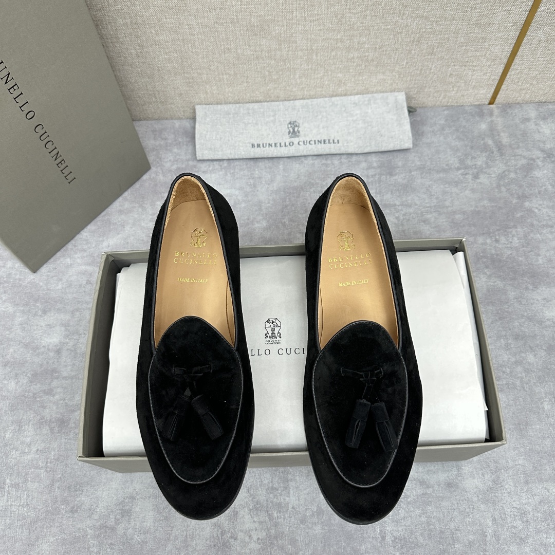 💋💍BC家 新品上架 Brunello Cucinell* 流苏乐福鞋皮鞋 官方 9,500