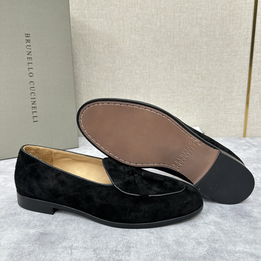 💋💍BC家 新品上架 Brunello Cucinell* 流苏乐福鞋皮鞋 官方 9,500