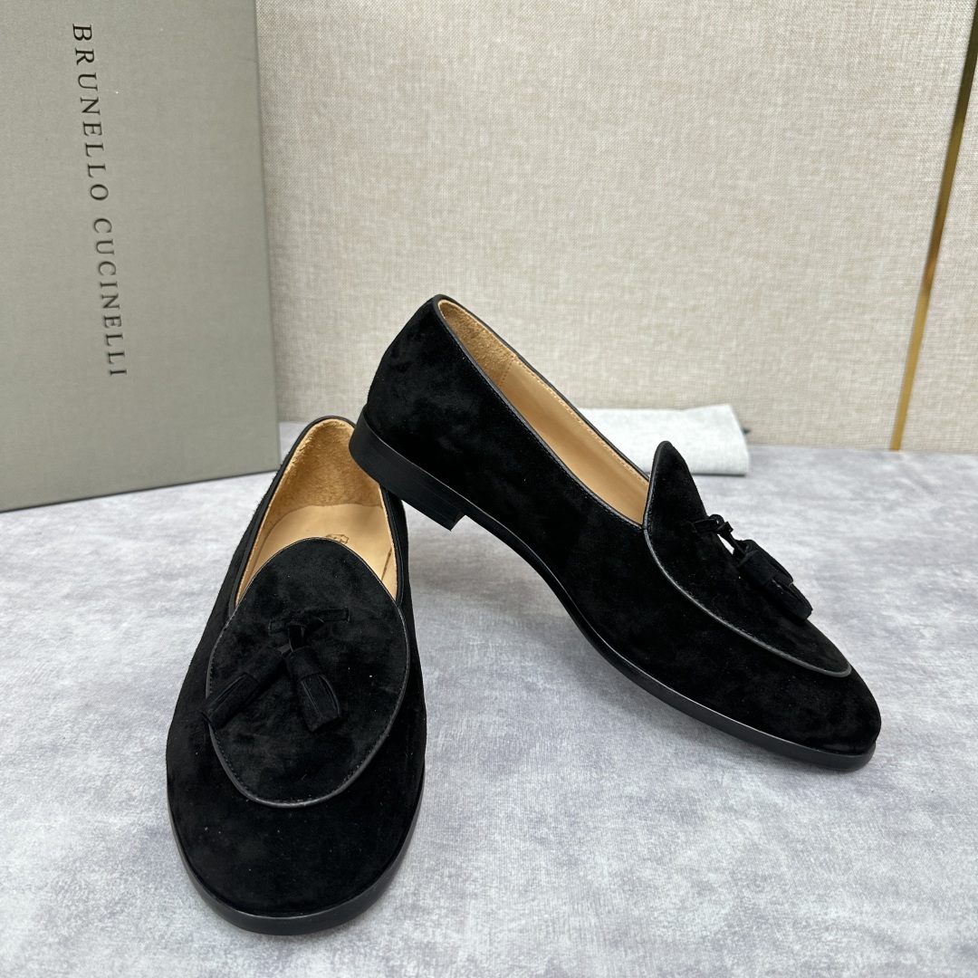 💋💍BC家 新品上架 Brunello Cucinell* 流苏乐福鞋皮鞋 官方 9,500