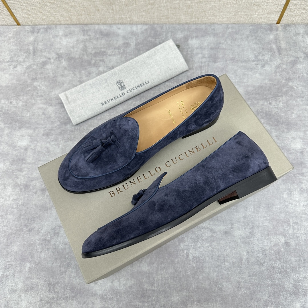 💋💍BC家 新品上架 Brunello Cucinell* 流苏乐福鞋皮鞋 官方 9,500