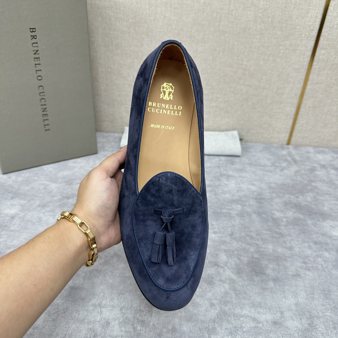 💋💍BC家 新品上架 Brunello Cucinell* 流苏乐福鞋皮鞋 官方 9,500