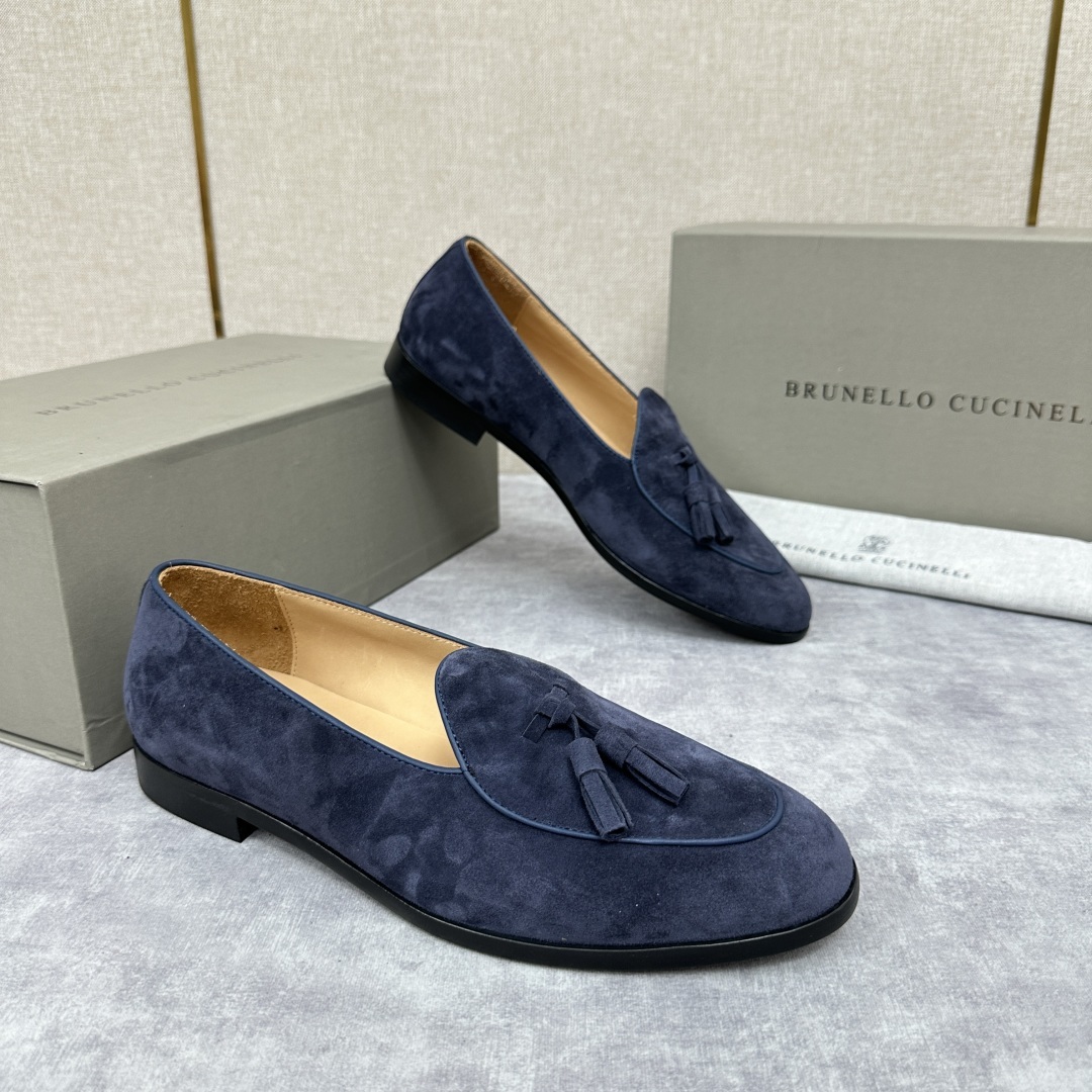 💋💍BC家 新品上架 Brunello Cucinell* 流苏乐福鞋皮鞋 官方 9,500