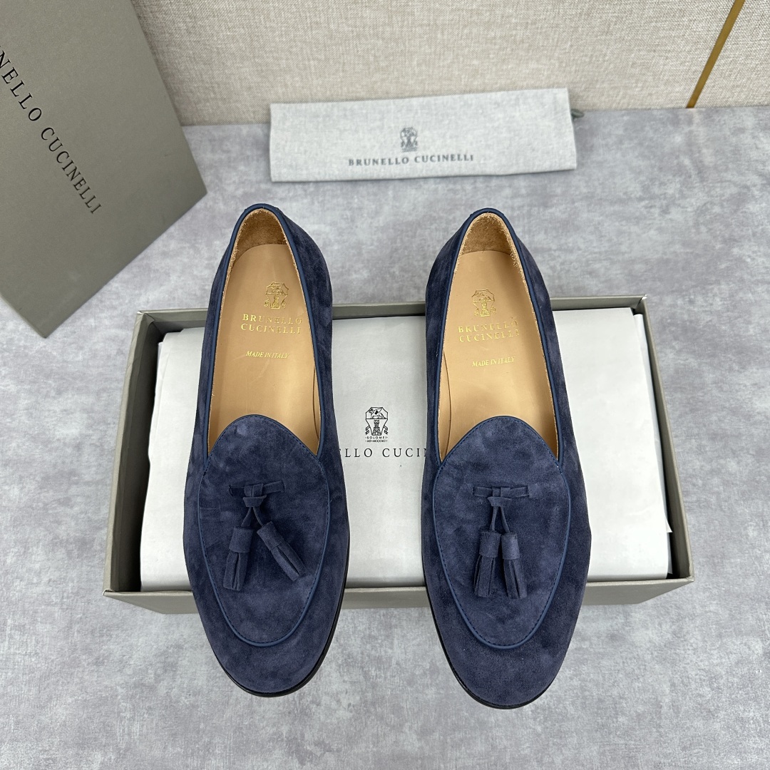 💋💍BC家 新品上架 Brunello Cucinell* 流苏乐福鞋皮鞋 官方 9,500