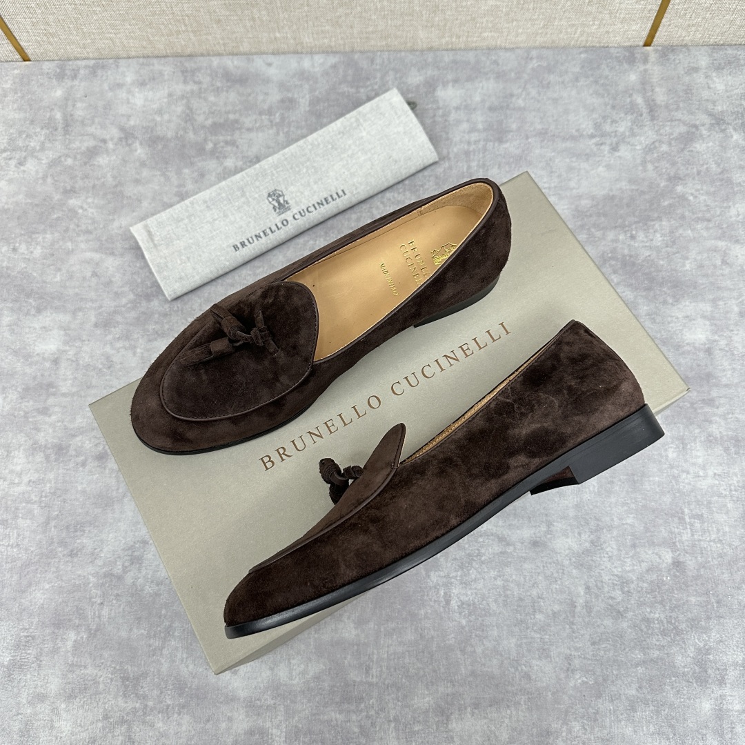 💋💍BC家 新品上架 Brunello Cucinell* 流苏乐福鞋皮鞋 官方 9,500