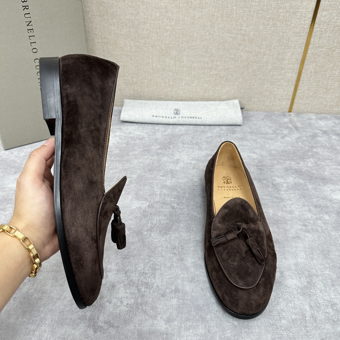 💋💍BC家 新品上架 Brunello Cucinell* 流苏乐福鞋皮鞋 官方 9,500