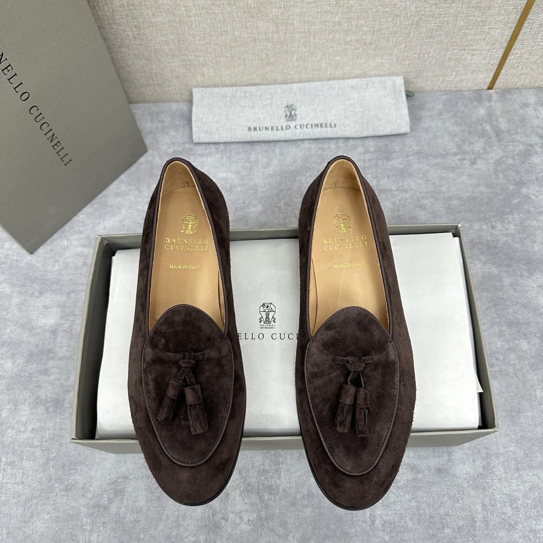 💋💍BC家 新品上架 Brunello Cucinell* 流苏乐福鞋皮鞋 官方 9,500