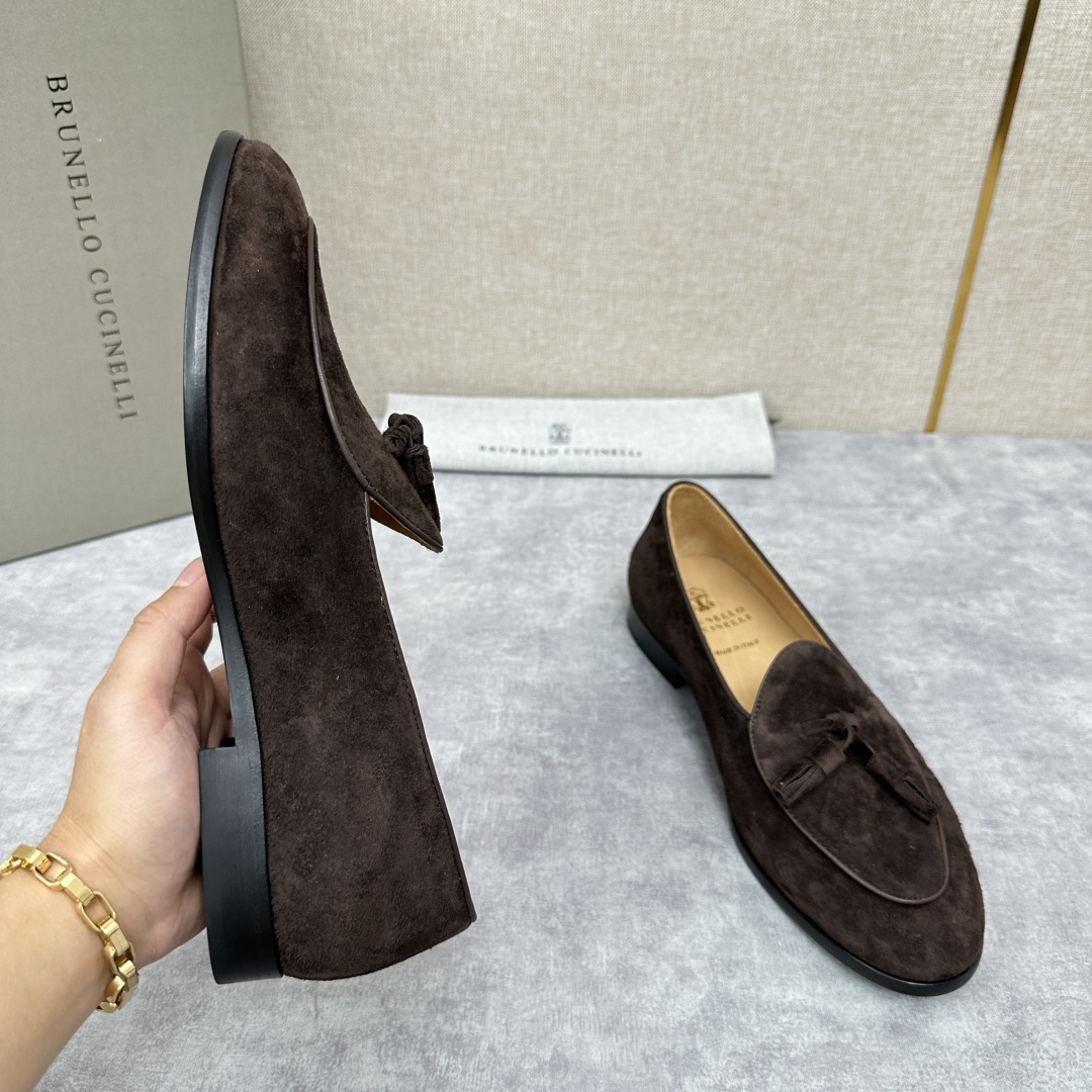 💋💍BC家 新品上架 Brunello Cucinell* 流苏乐福鞋皮鞋 官方 9,500