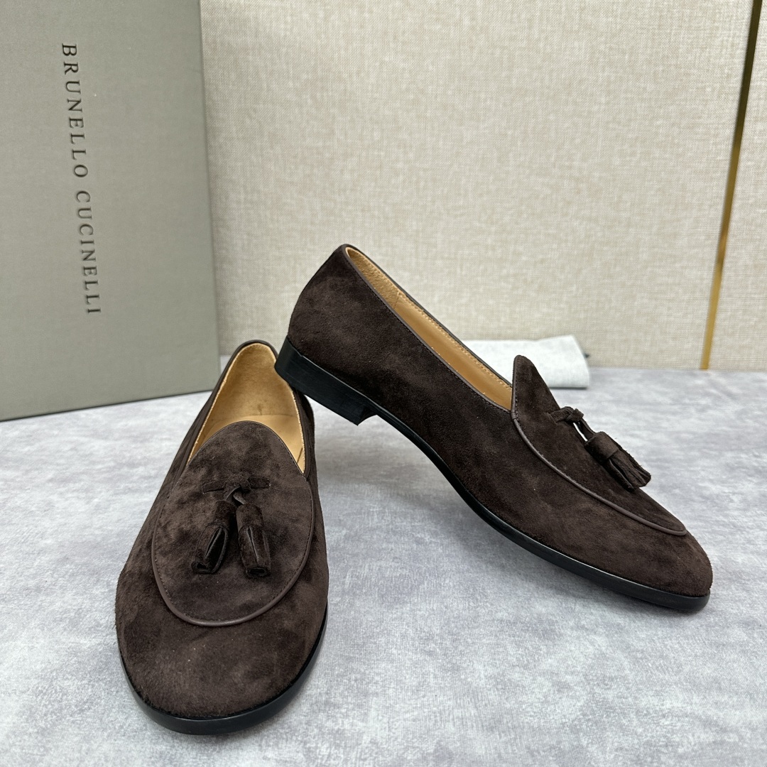 💋💍BC家 新品上架 Brunello Cucinell* 流苏乐福鞋皮鞋 官方 9,500