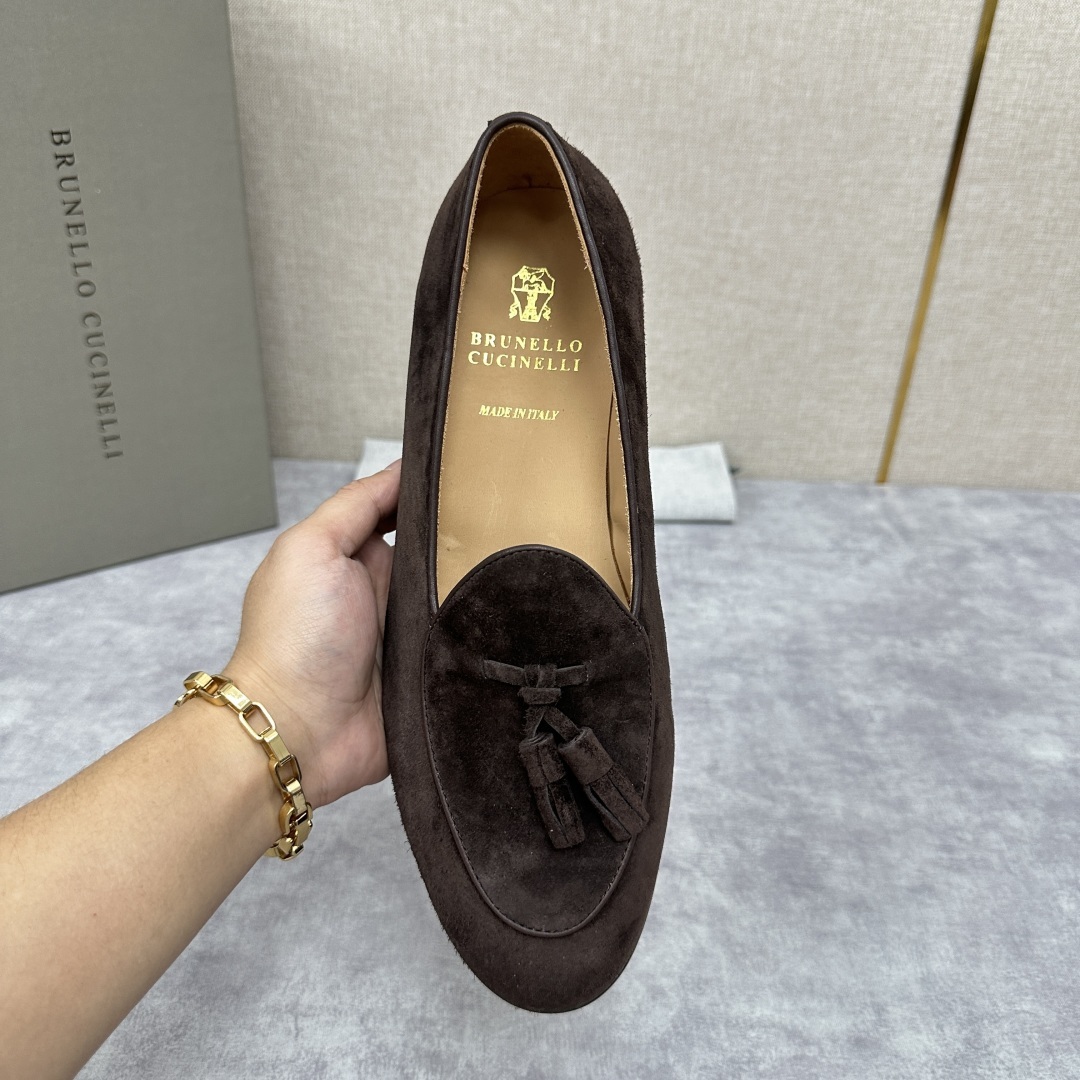 💋💍BC家 新品上架 Brunello Cucinell* 流苏乐福鞋皮鞋 官方 9,500