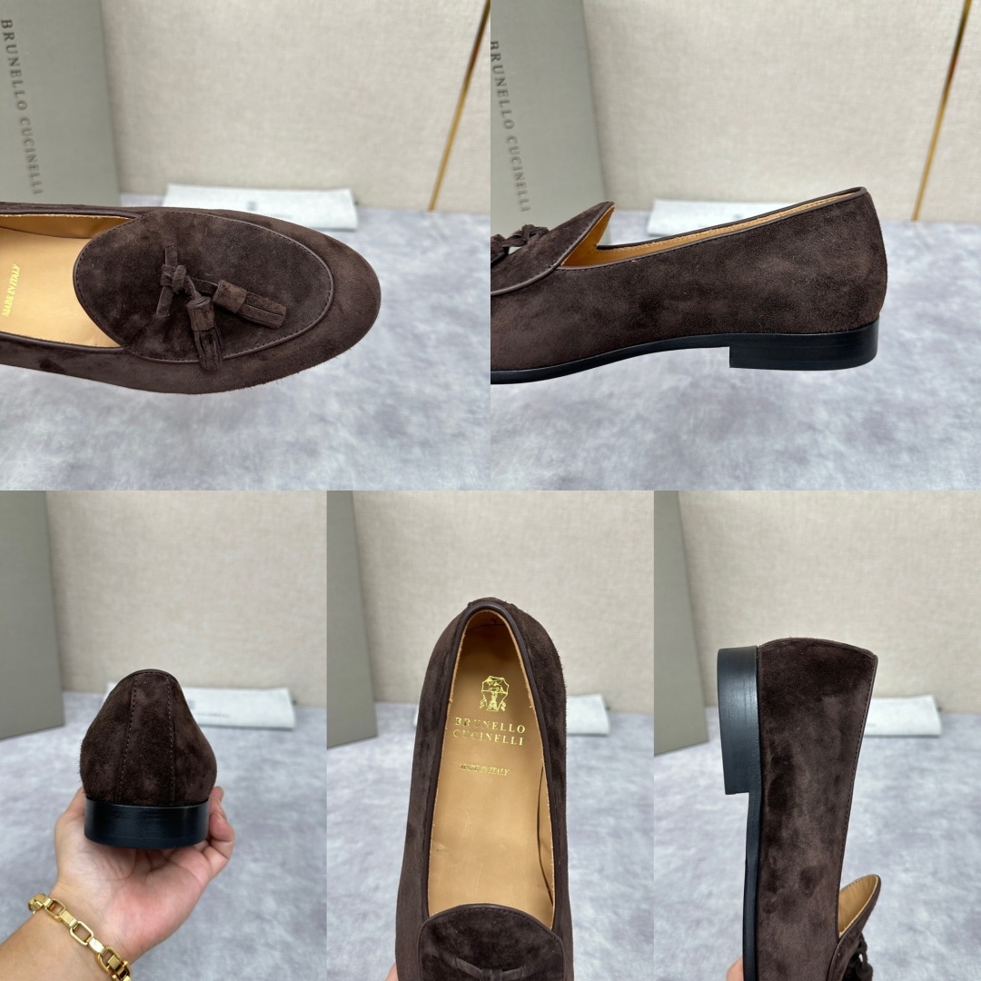 💋💍BC家 新品上架 Brunello Cucinell* 流苏乐福鞋皮鞋 官方 9,500