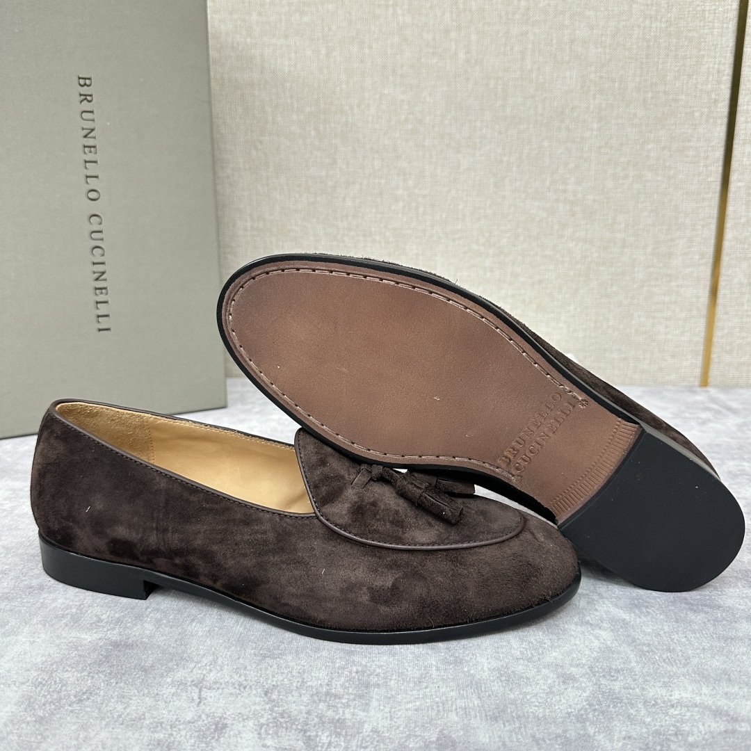 💋💍BC家 新品上架 Brunello Cucinell* 流苏乐福鞋皮鞋 官方 9,500