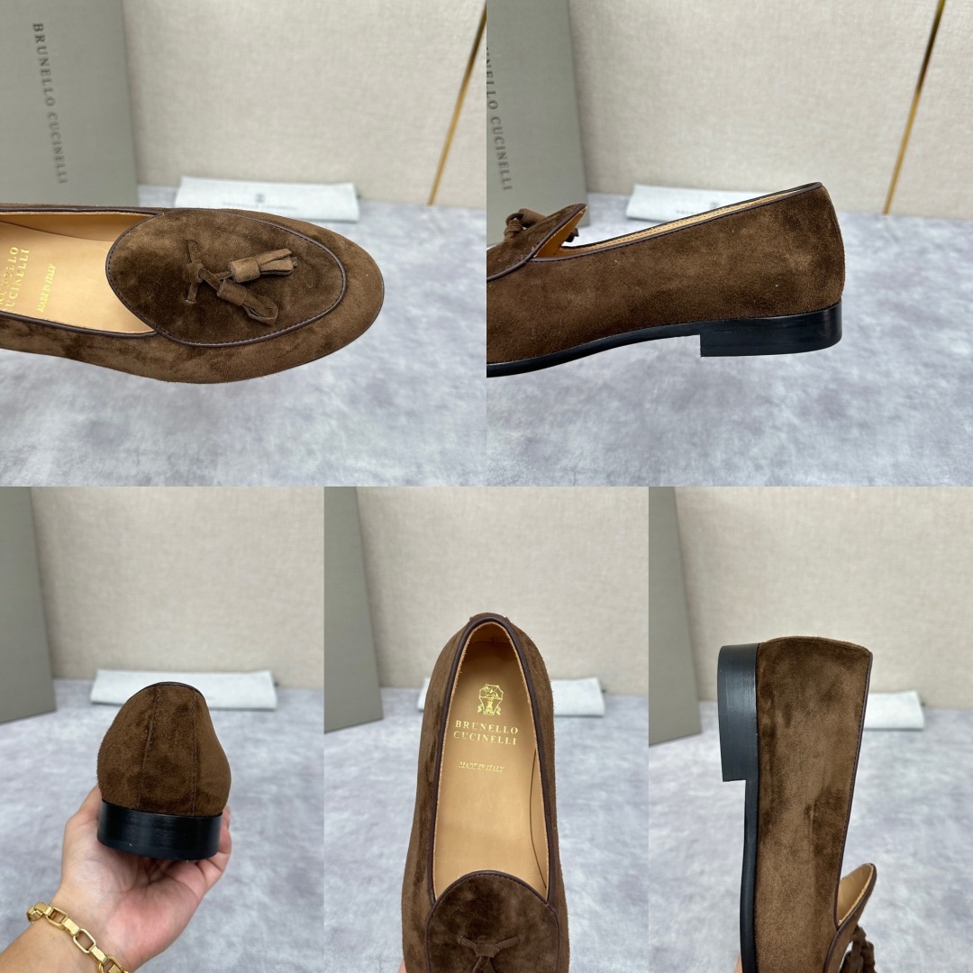 💋💍BC家 新品上架 Brunello Cucinell* 流苏乐福鞋皮鞋 官方 9,500