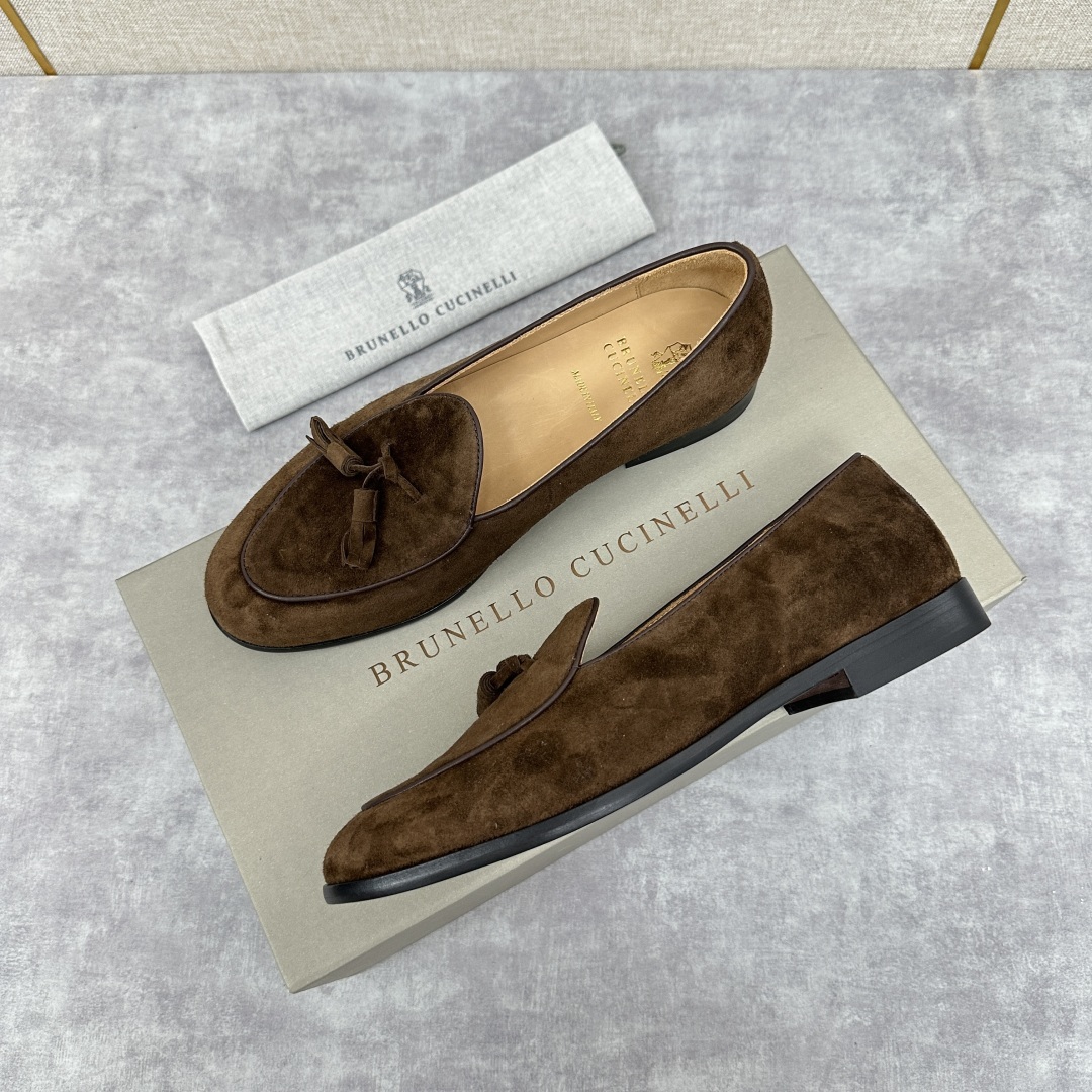 💋💍BC家 新品上架 Brunello Cucinell* 流苏乐福鞋皮鞋 官方 9,500