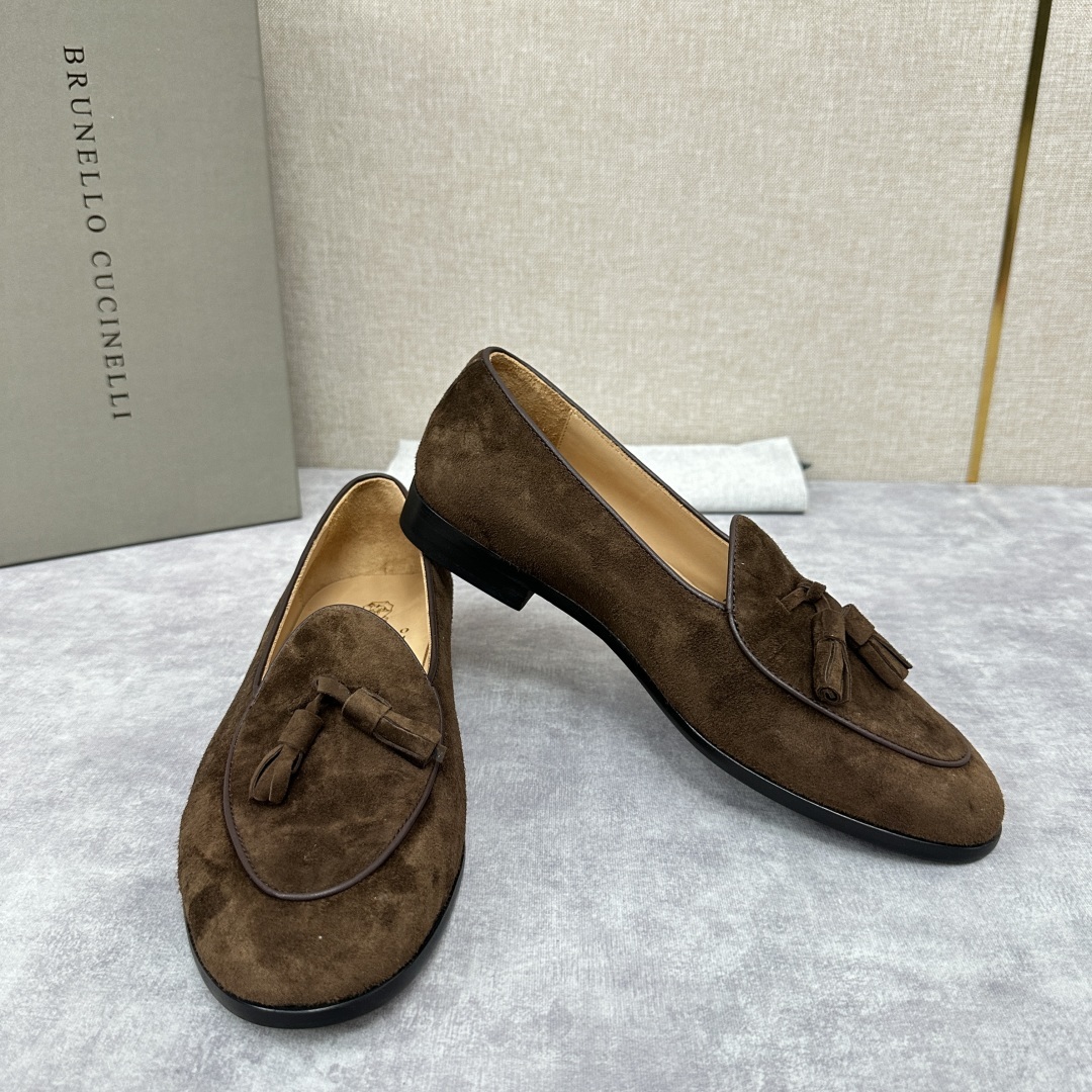 💋💍BC家 新品上架 Brunello Cucinell* 流苏乐福鞋皮鞋 官方 9,500