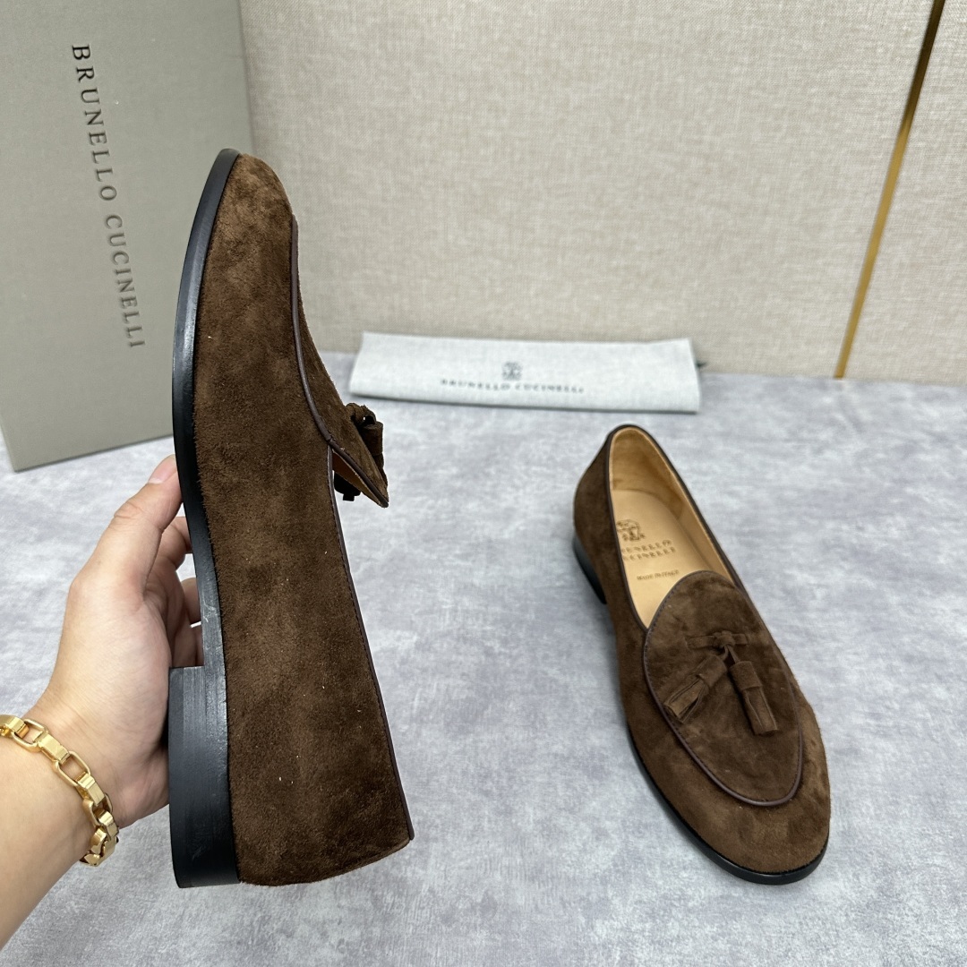 💋💍BC家 新品上架 Brunello Cucinell* 流苏乐福鞋皮鞋 官方 9,500