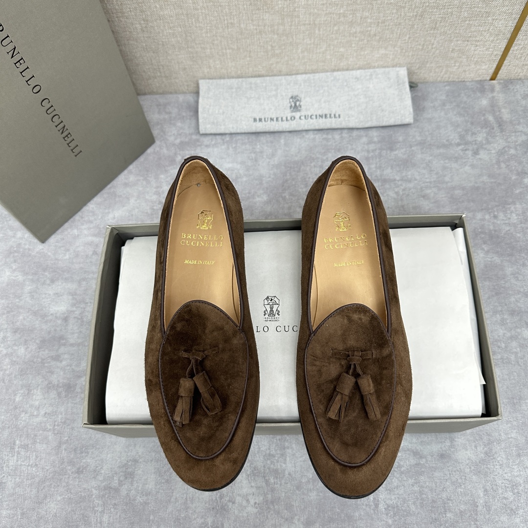 💋💍BC家 新品上架 Brunello Cucinell* 流苏乐福鞋皮鞋 官方 9,500