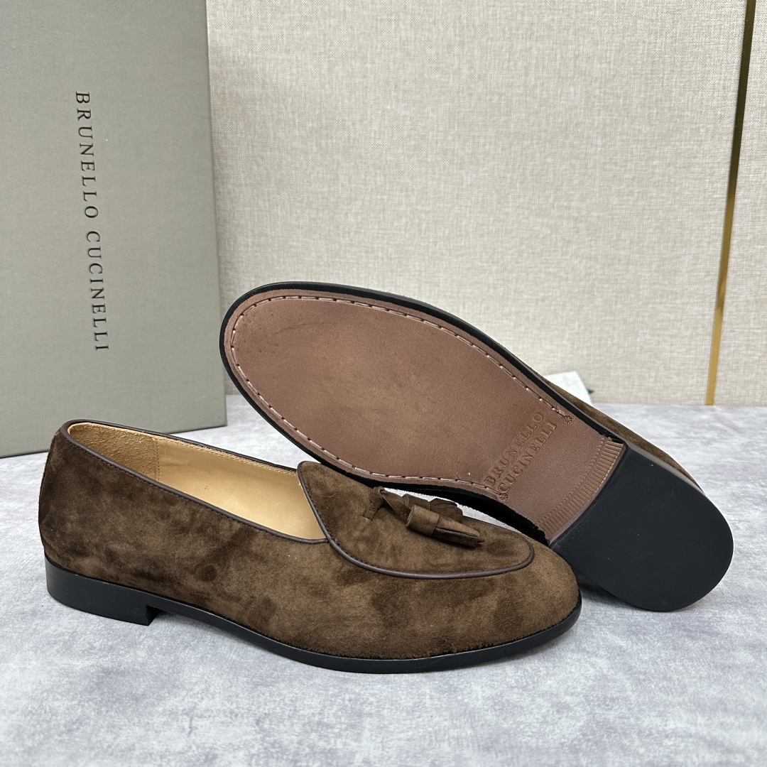 💋💍BC家 新品上架 Brunello Cucinell* 流苏乐福鞋皮鞋 官方 9,500