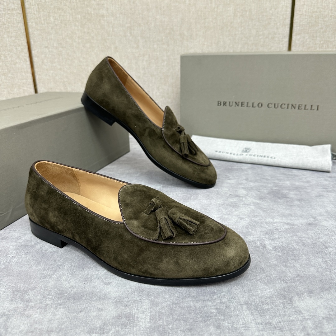 💋💍BC家 新品上架 Brunello Cucinell* 流苏乐福鞋皮鞋 官方 9,500