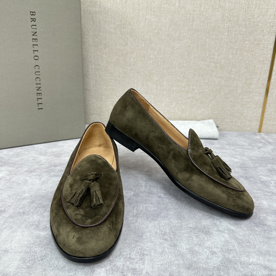 💋💍BC家 新品上架 Brunello Cucinell* 流苏乐福鞋皮鞋 官方 9,500