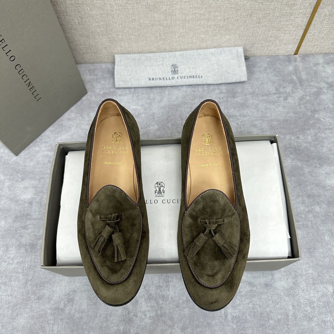 💋💍BC家 新品上架 Brunello Cucinell* 流苏乐福鞋皮鞋 官方 9,500