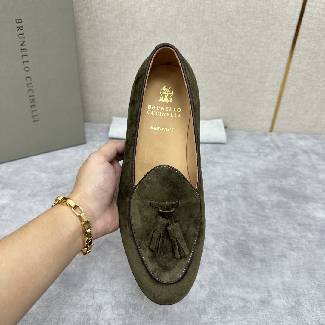 💋💍BC家 新品上架 Brunello Cucinell* 流苏乐福鞋皮鞋 官方 9,500