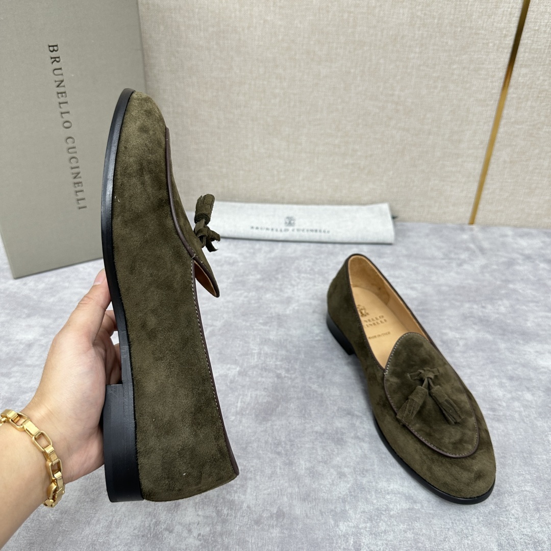💋💍BC家 新品上架 Brunello Cucinell* 流苏乐福鞋皮鞋 官方 9,500