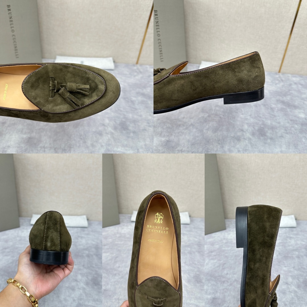 💋💍BC家 新品上架 Brunello Cucinell* 流苏乐福鞋皮鞋 官方 9,500