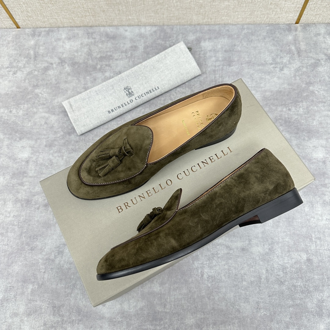💋💍BC家 新品上架 Brunello Cucinell* 流苏乐福鞋皮鞋 官方 9,500