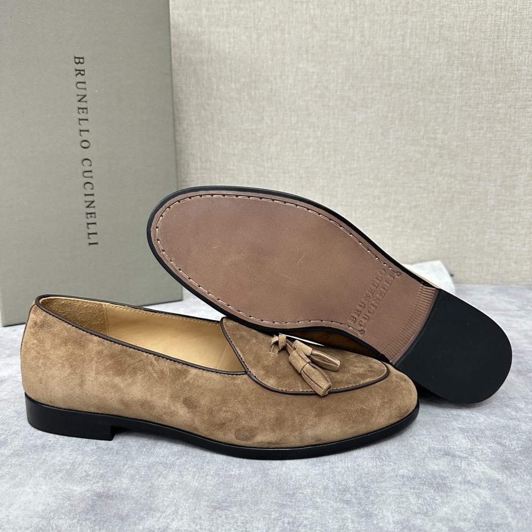 💋💍BC家 新品上架 Brunello Cucinell* 流苏乐福鞋皮鞋 官方 9,500