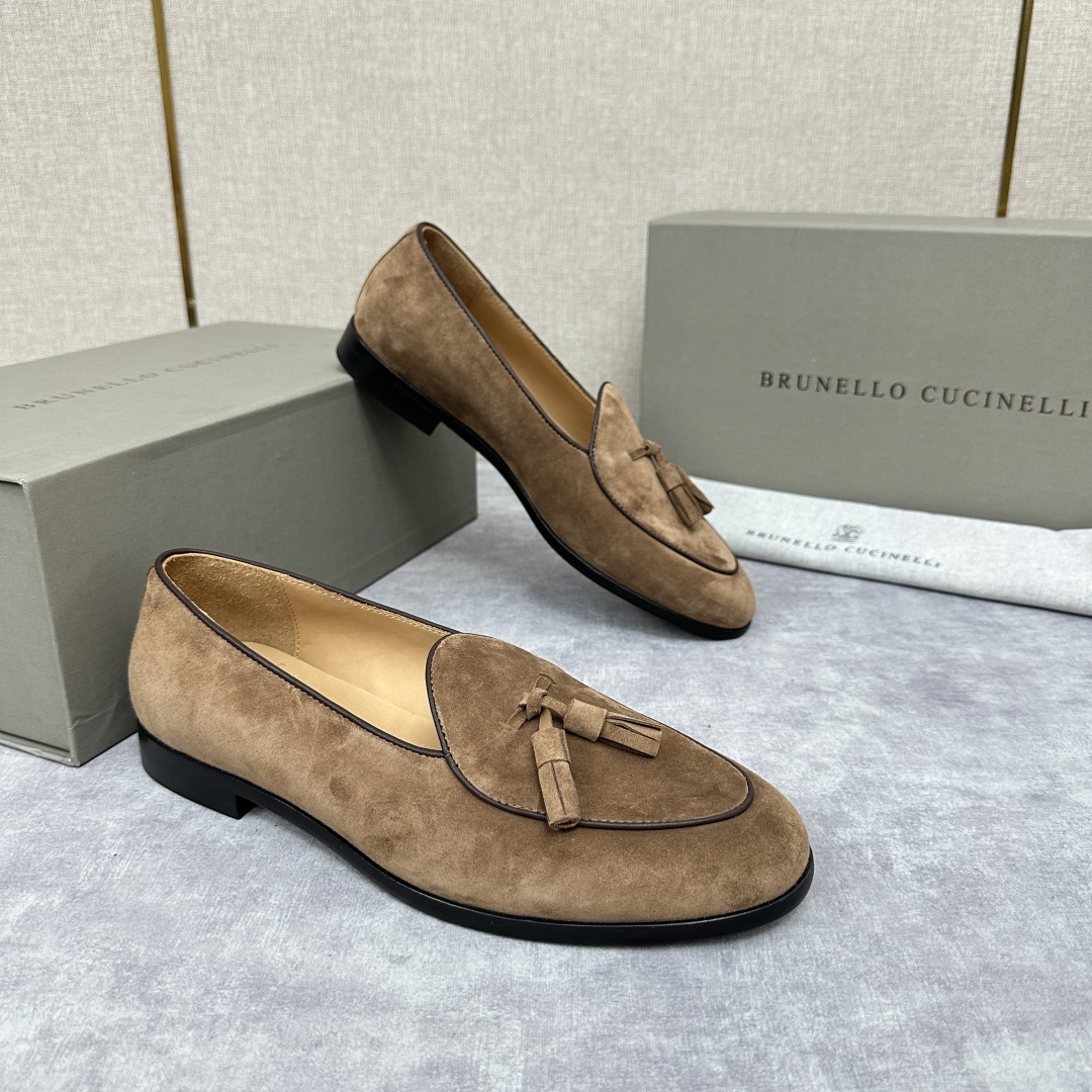 💋💍BC家 新品上架 Brunello Cucinell* 流苏乐福鞋皮鞋 官方 9,500