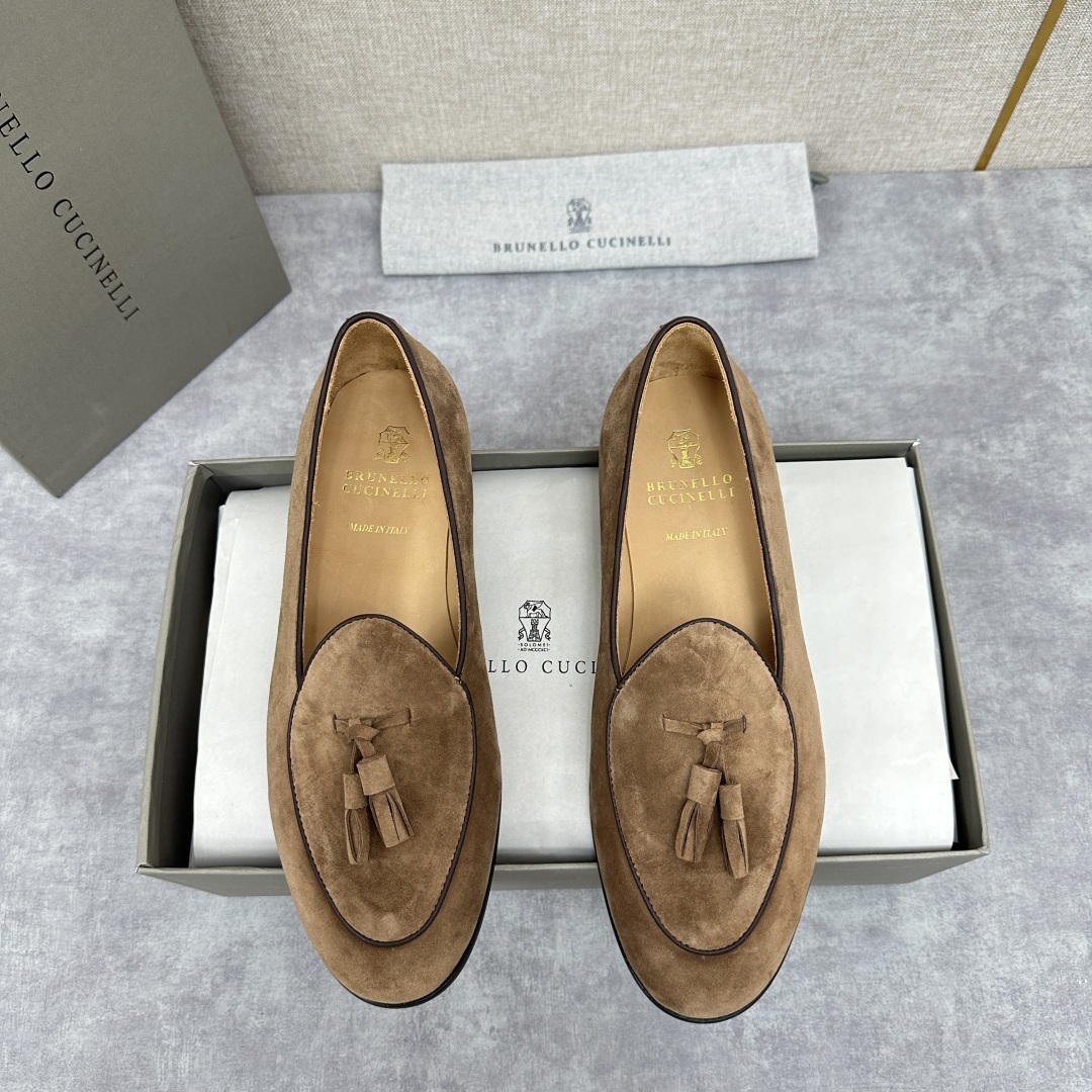💋💍BC家 新品上架 Brunello Cucinell* 流苏乐福鞋皮鞋 官方 9,500